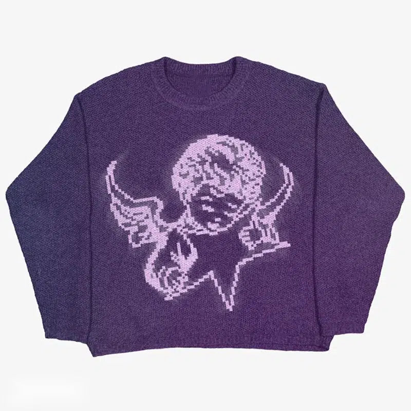 Y2K Angels Grace Wool Knit Jumper