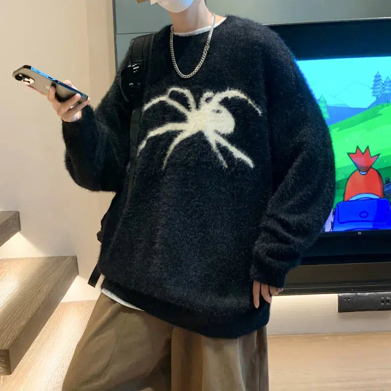 Y2K Arachnid Knit Jumper