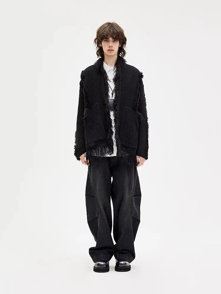 Y2K Essential Black Baggy Jeans