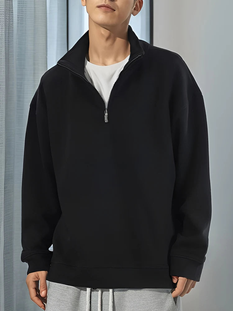 Y2K Essentials Quarter Zip Jumper
