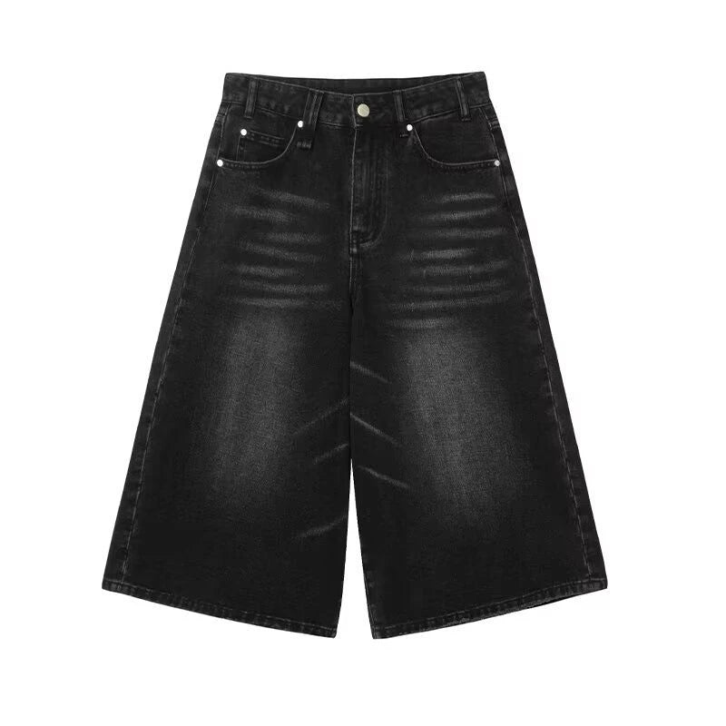 Y2K Long Denim Shorts Jorts