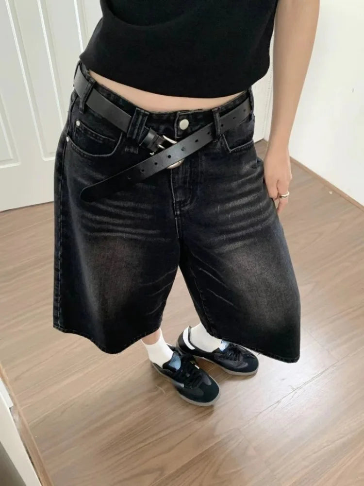 Y2K Low Rise Jean Shorts Jorts