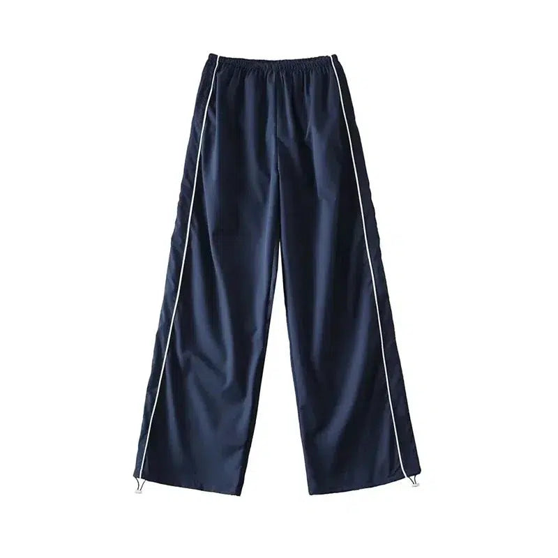 Y2K Parachute Joggers Baby Blue
