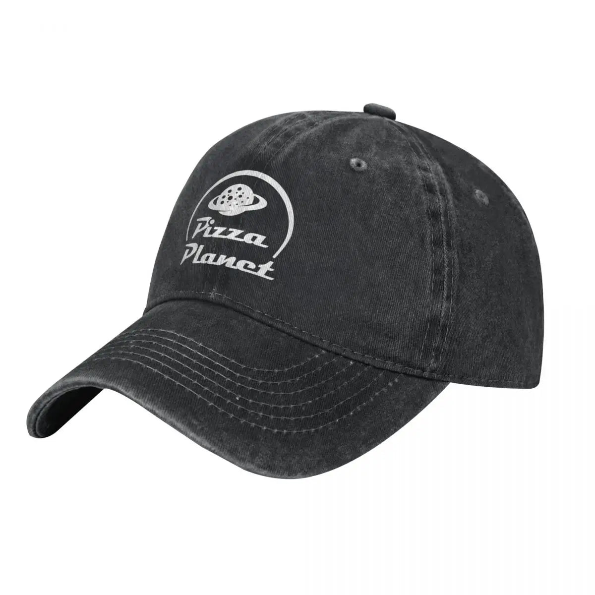 Y2K Pizza Planet Print Baseball Cap