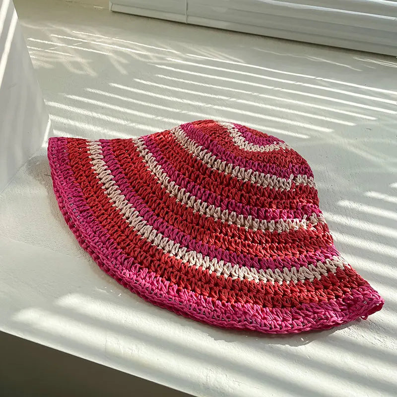 Y2K Seaside Knit Bucket Hat