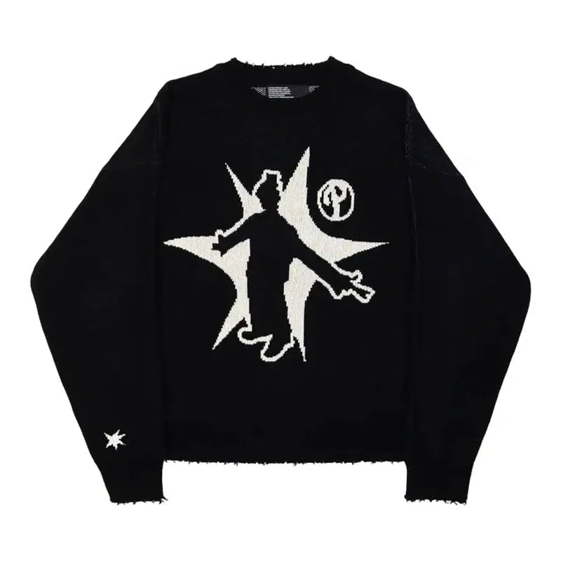 トップス YXNGBRATZ Logo Knit Black(sizeS) YB Logo Knit (Black) | YXNGBRATZ OFFICIAL ONLIN