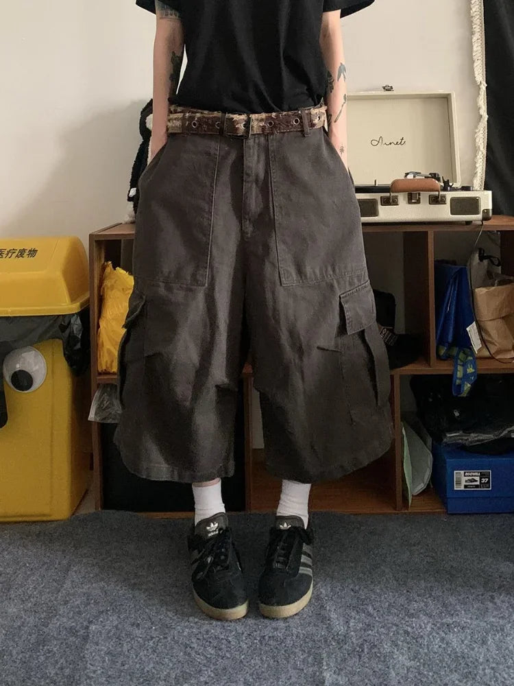 Y2K Vintage Baggy Cargo Shorts Jorts
