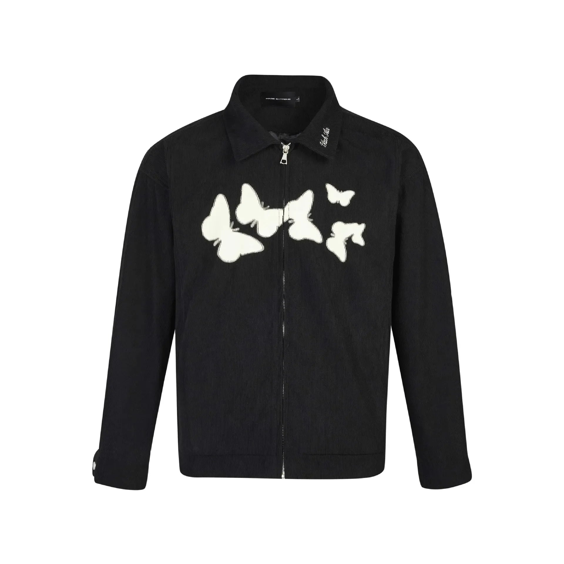 Y2K Vintage Corduroy Butterfly Lapel Jacket