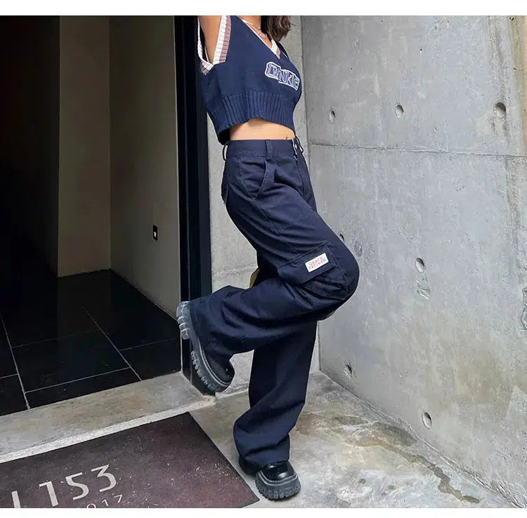 Y2K Womens Cargo Trousers